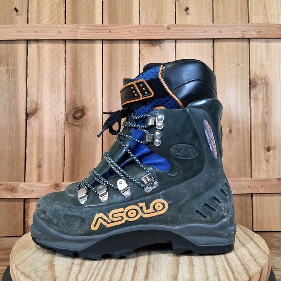 Asolo AFS Guide Composit-Fiber Mountaineering Boots Mens 7.5 Green Hiking Vibram main image 6
